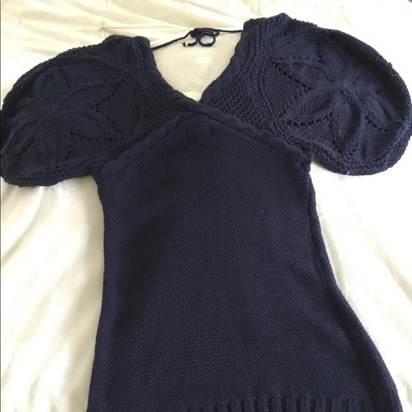 ARDEN B crochet dress, NAVY L, NWT 🌟🌟🌟HOST PICK 🌟🌟🌟 - Picture 4 of 6